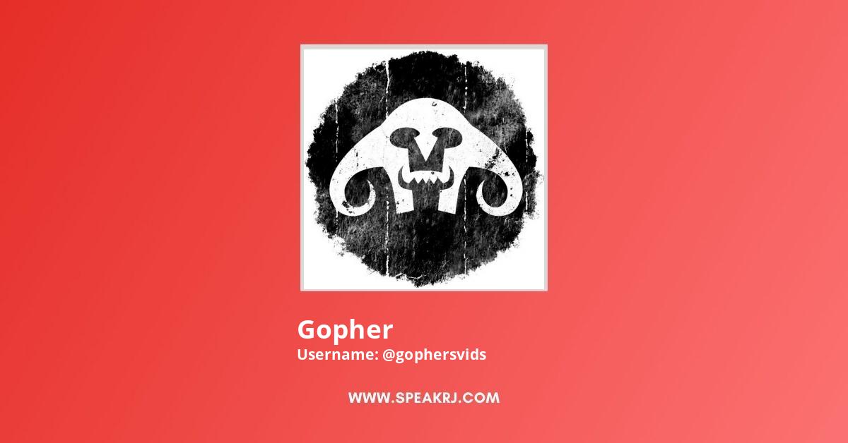 Gopher YouTube Channel Statistics / Analytics - SPEAKRJ Stats