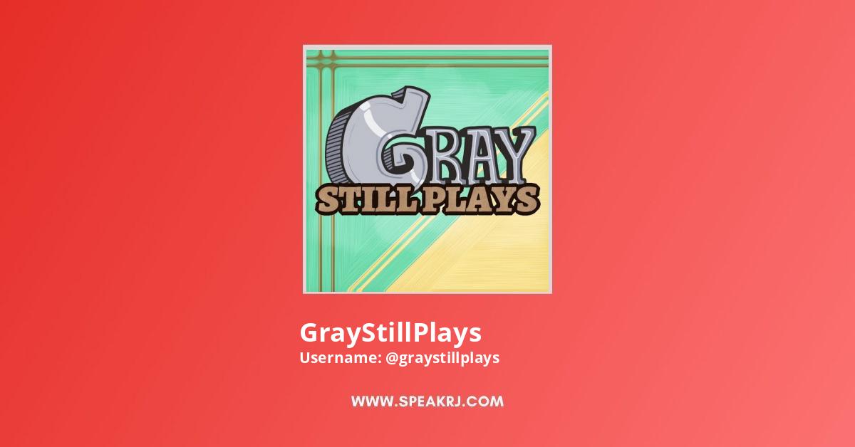 GrayStillPlays YouTube Channel Statistics / Analytics SPEAKRJ Stats