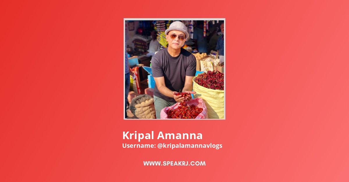 Kripal Amanna YouTube Channel Stats
