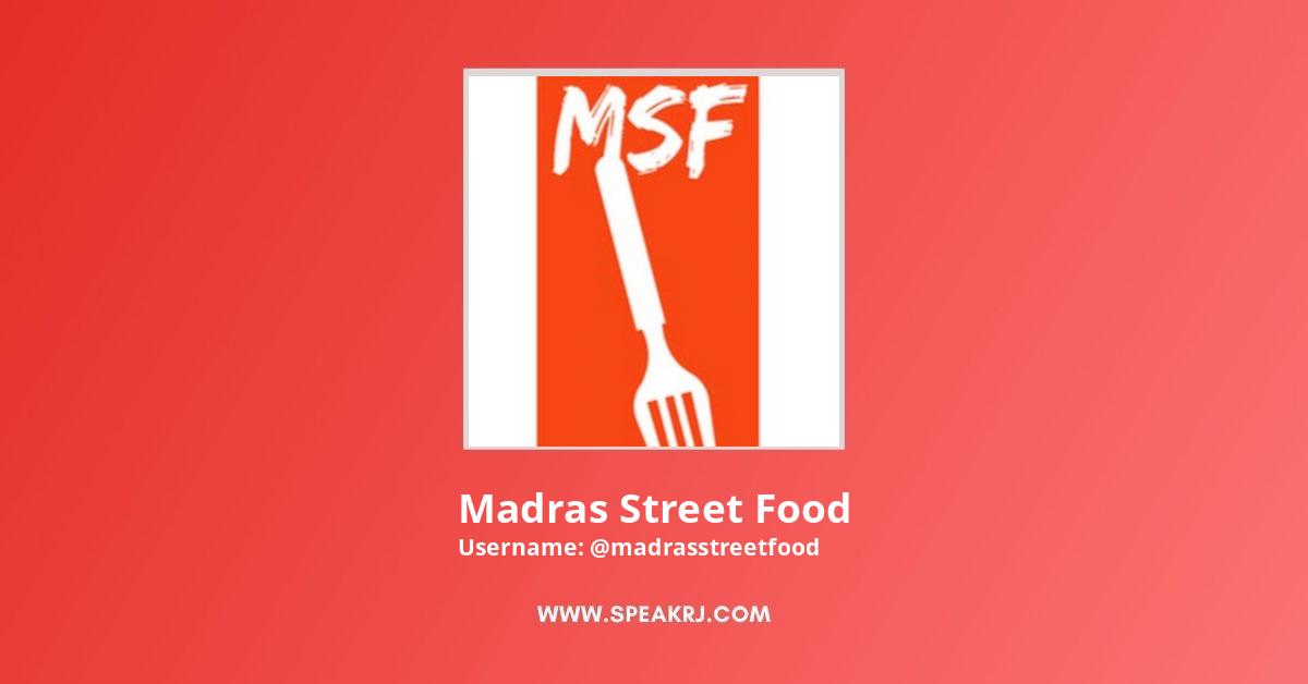 madras street food YouTube Channel Stats