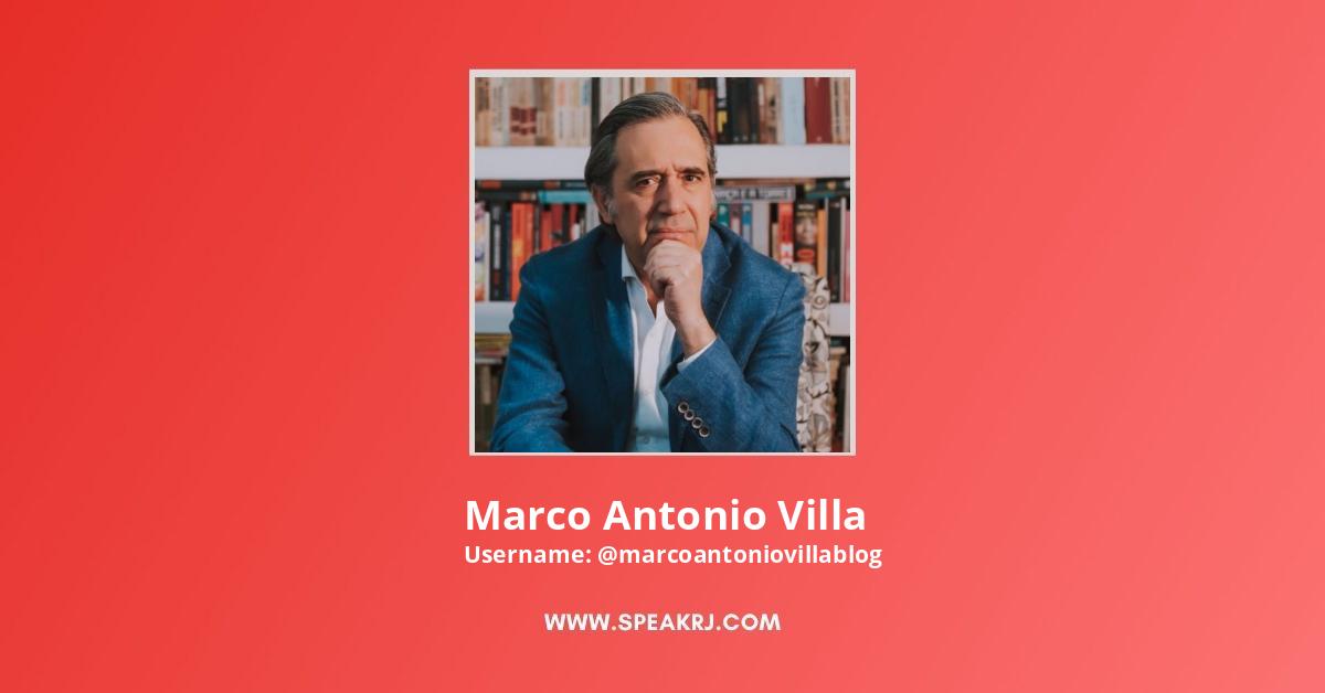 Marco Antonio Villa Youtube Channel Subscribers Statistics Speakrj Stats