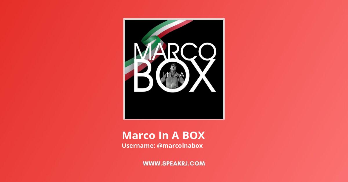 Marco In A Box Youtube Channel Subscribers Statistics Speakrj Stats