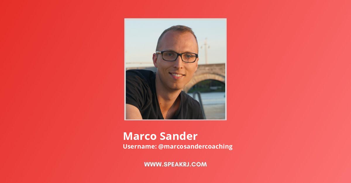 Marco Sander Youtube Channel Subscribers Statistics Speakrj Stats