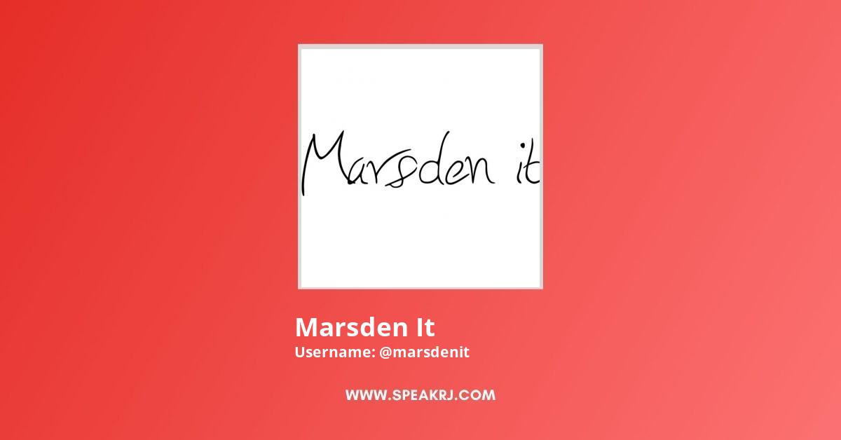 Marsden It YouTube Channel Statistics / Analytics - SPEAKRJ Stats