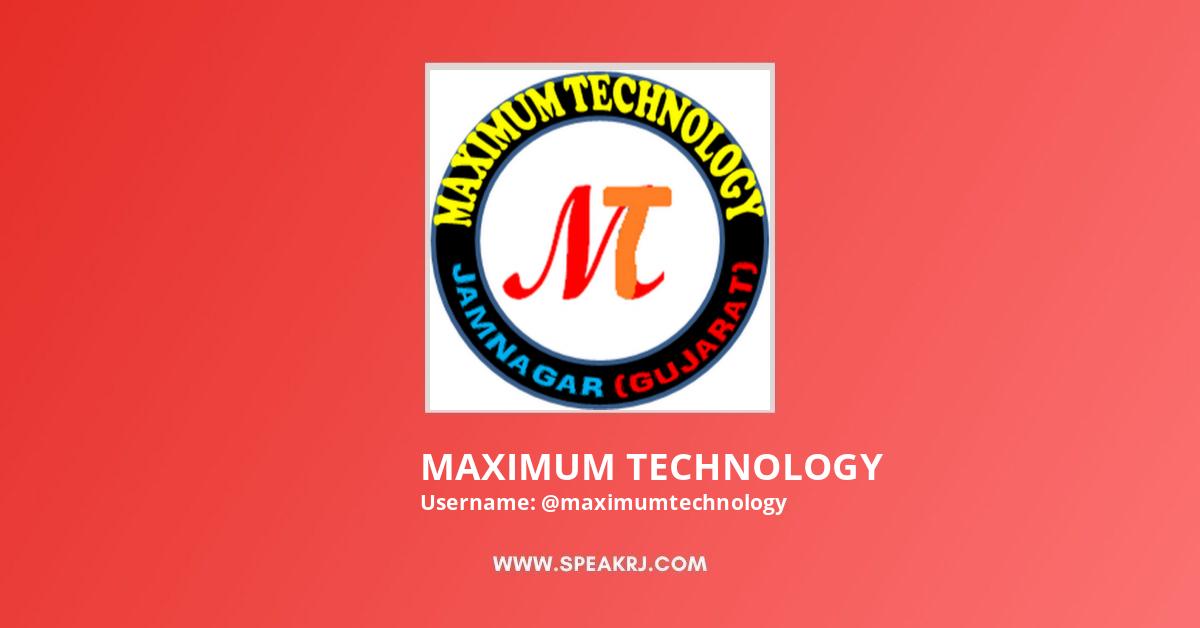 MAXIMUM TECHNOLOGY YouTube Channel Stats