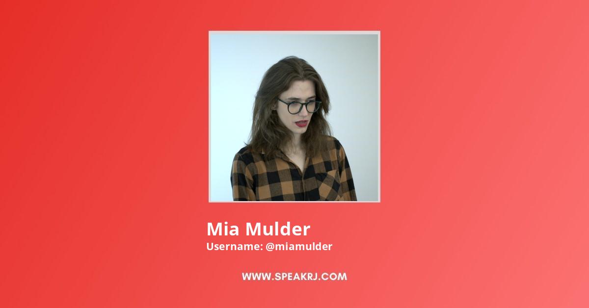 Mia Mulder YouTube Channel Stats