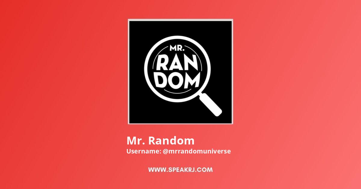 Mr. Random YouTube Channel Statistics / Analytics - SPEAKRJ Stats