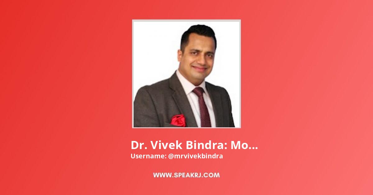 Dr. Vivek Bindra: Motivational Speaker YouTube Channel Statistics ...