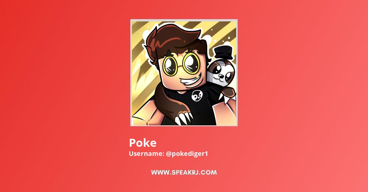 Poke Youtube Channel Subscribers Statistics Speakrj Stats - pokediger1 profile roblox