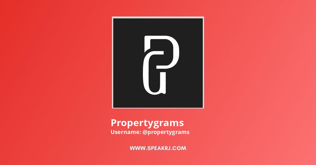 Propertygrams YouTube Channel Stats