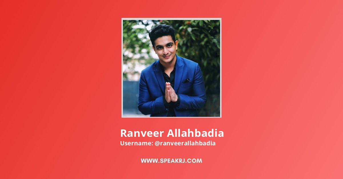 Ranveer Allahbadia YouTube Channel Stats