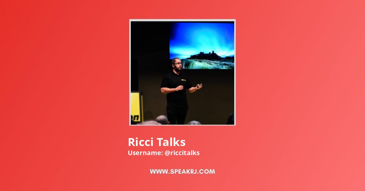 Ricci Talks YouTube Channel Stats