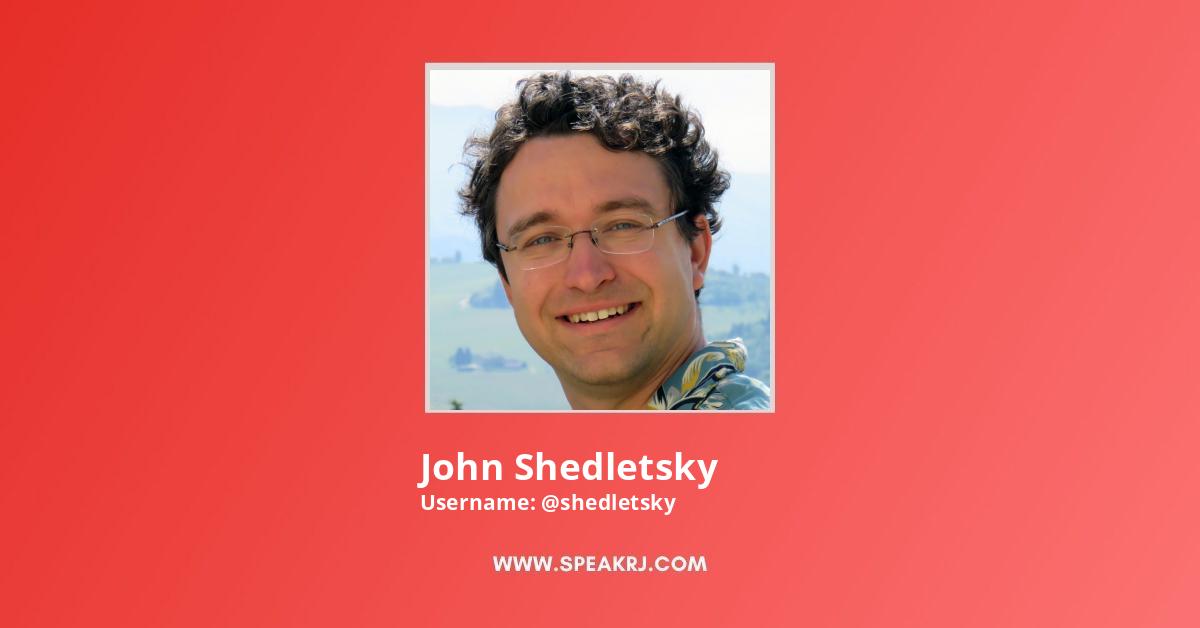 John Shedletsky  Channel Statistics / Analytics - SPEAKRJ Stats