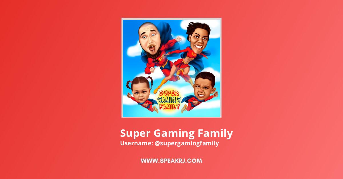Super Gaming Family Youtube Channel Subscribers Statistics Speakrj Stats - super gaming family roblox