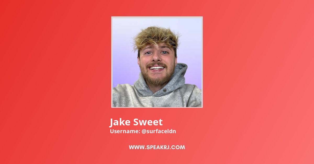 Jake Sweet Youtube Channel Subscribers Statistics Speakrj Stats