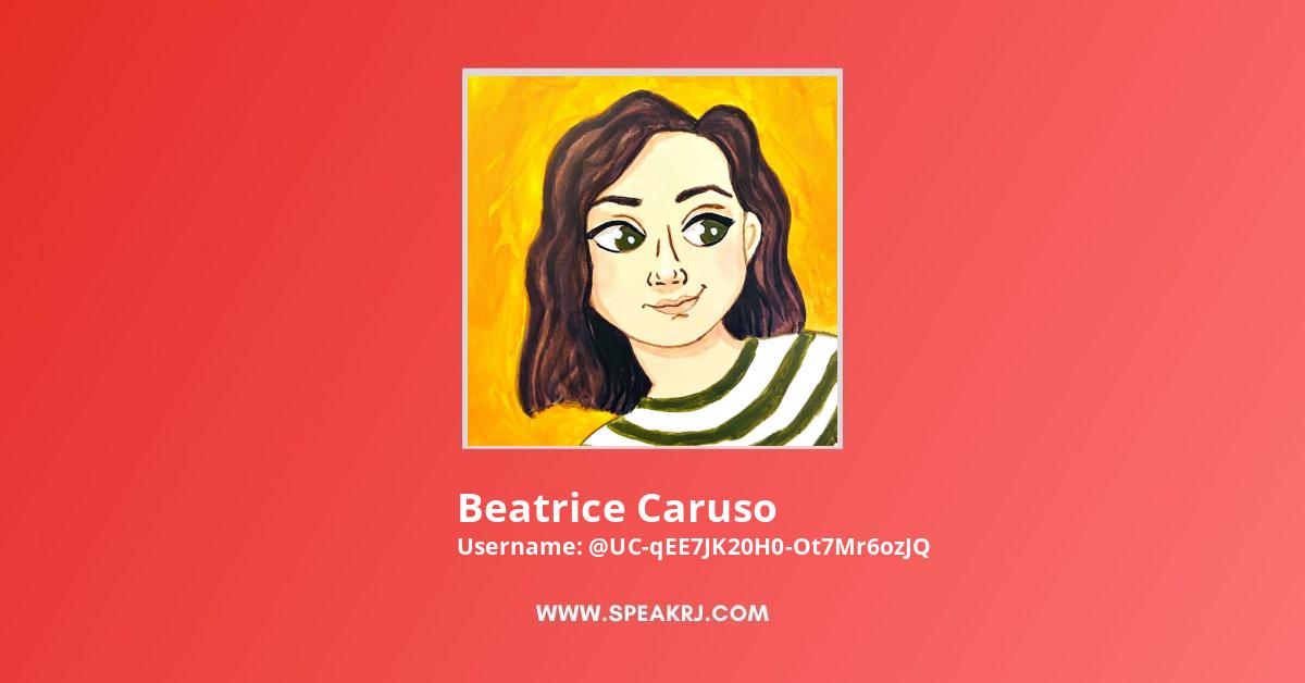 Beatrice Caruso YouTube Channel Statistics Analytics SPEAKRJ Stats