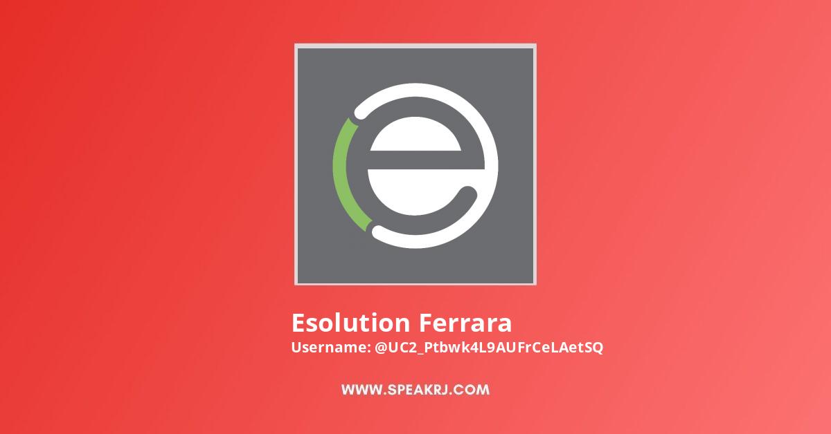 Esolution Ferrara YouTube Channel Stats