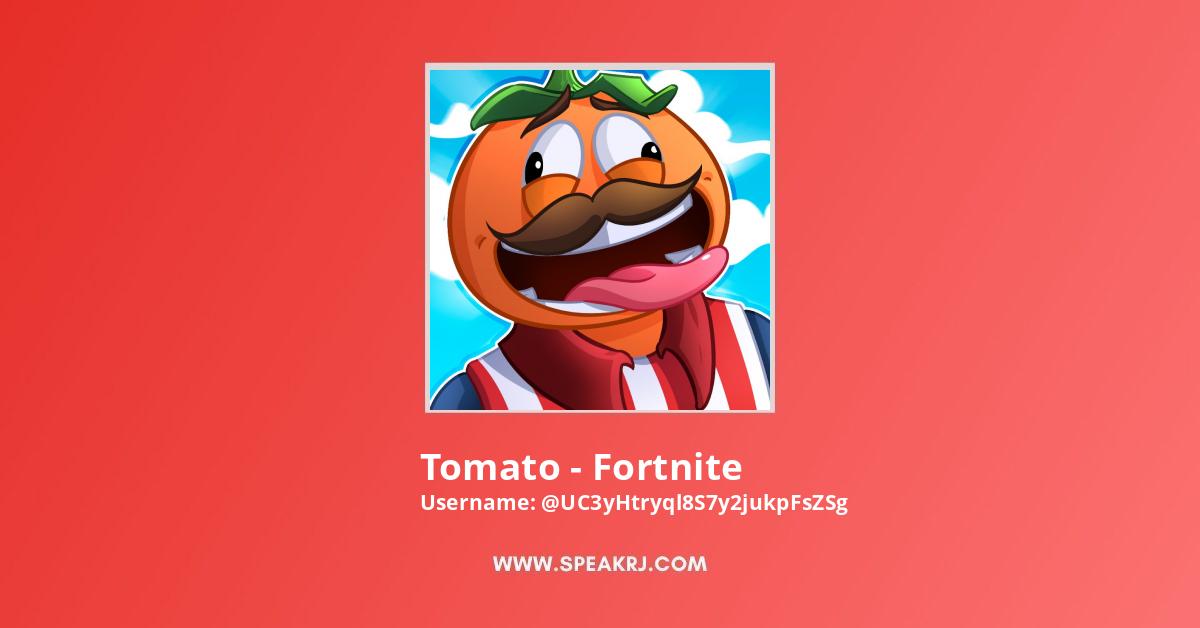Tomato Fortnite YouTube Channel Statistics / Analytics SPEAKRJ Stats