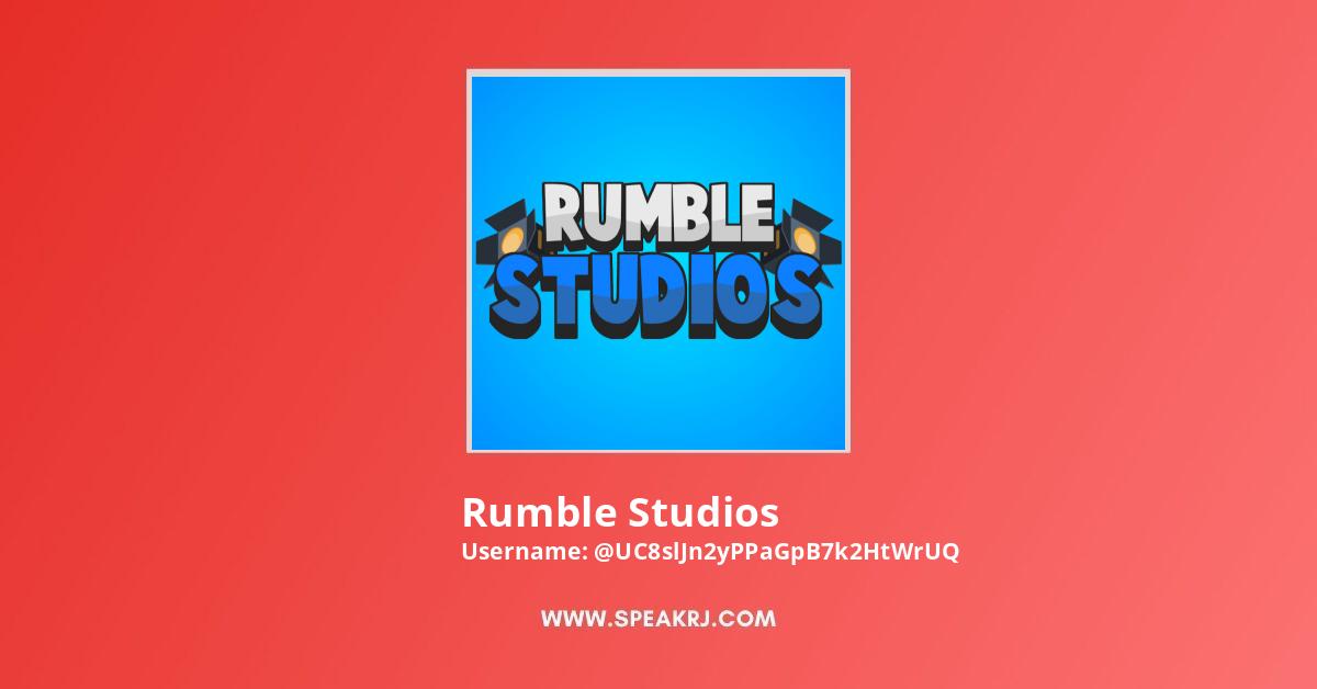 Rumble Studios Youtube Channel Subscribers Statistics Speakrj Stats - rumble studios roblox twitter
