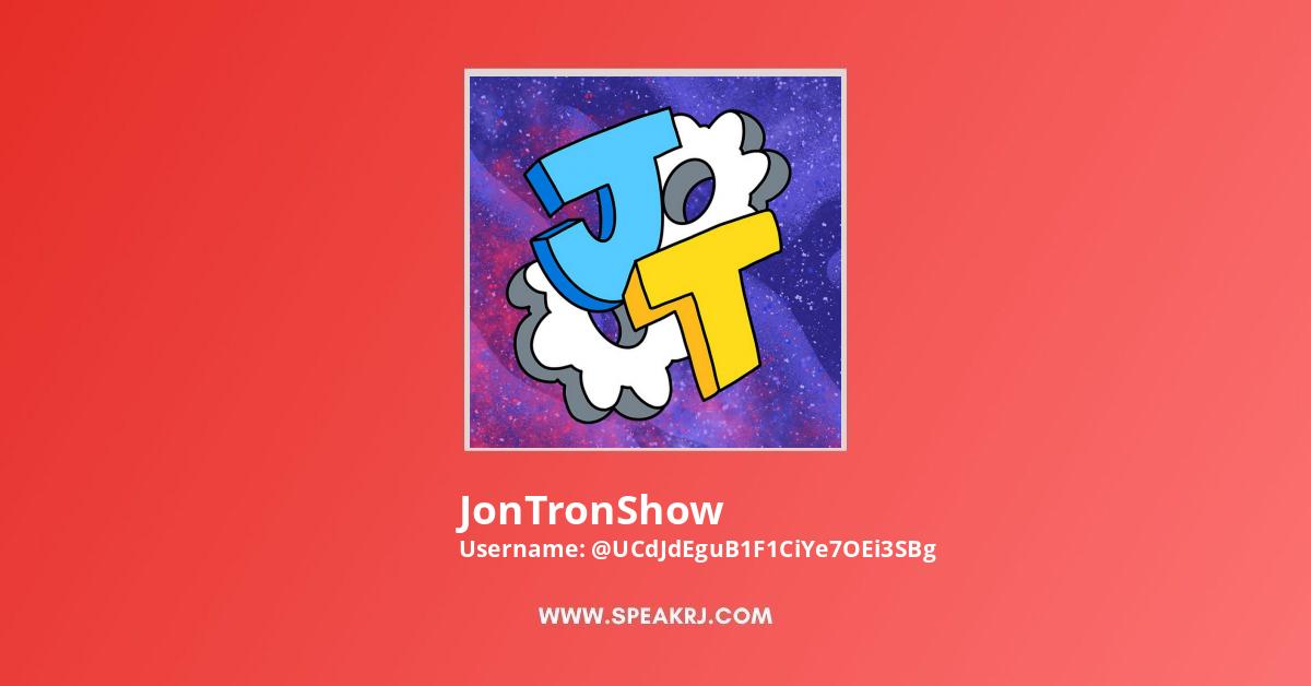 JonTronShow YouTube Channel Statistics Analytics SPEAKRJ Stats