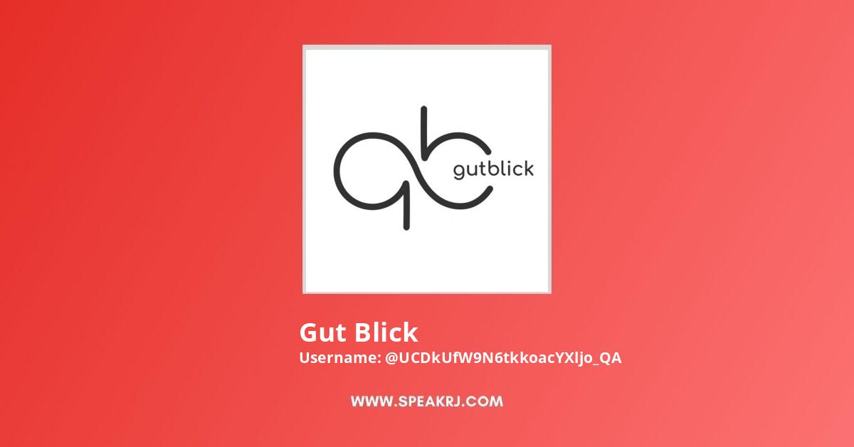 Gut Blick YouTube Channel Stats