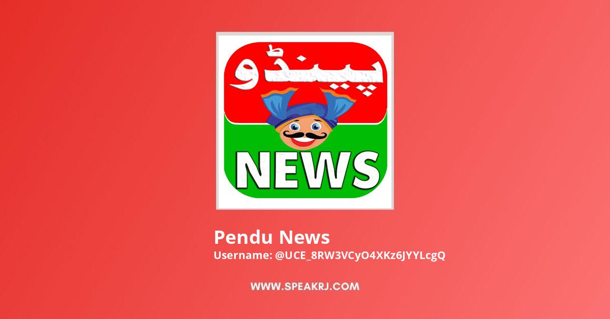 Pendu News YouTube Channel Statistics / Analytics - SPEAKRJ Stats Pendu News YouTube Channel Statistics / Analytics - SPEAKRJ Stats