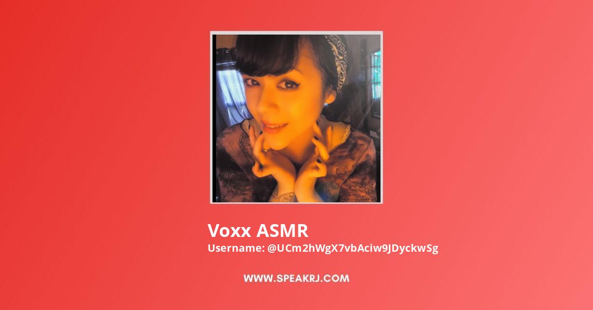 Voxx ASMR YouTube Channel Stats