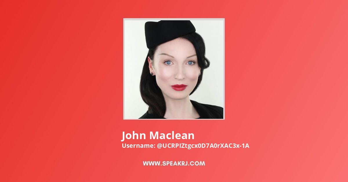 John Maclean YouTube Channel Statistics / Analytics - SPEAKRJ Stats