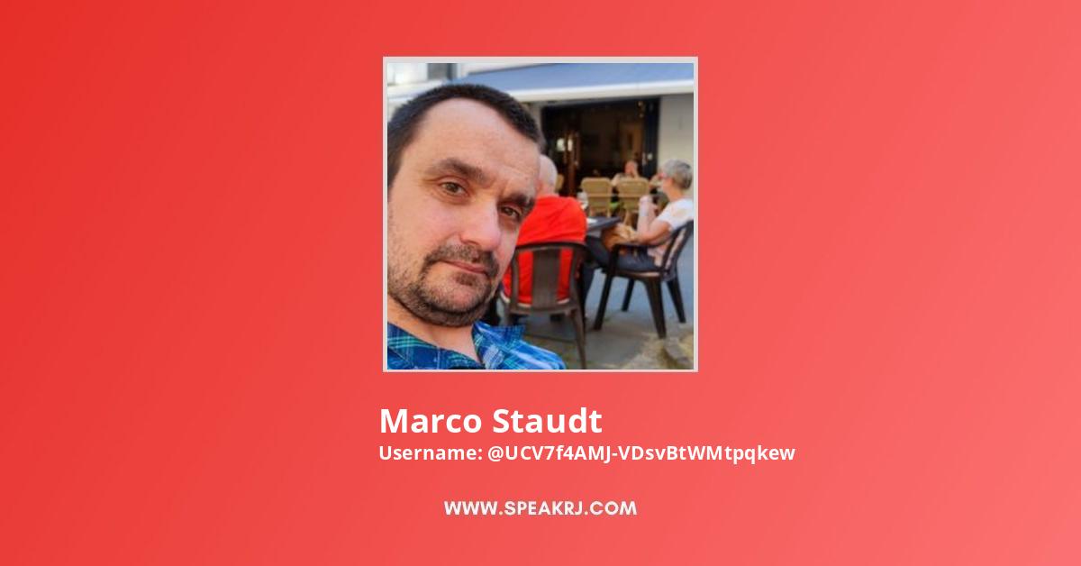 Marco Staudt Youtube Channel Subscribers Statistics Speakrj