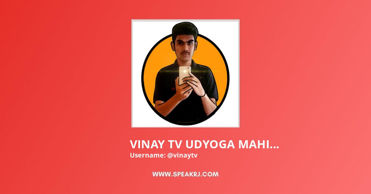 VINAY TV UDYOGA MAHITI YouTube Channel Stats